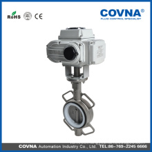 12v Electric Water Valve Motorized Electric Butterfly Valve with stainless steel